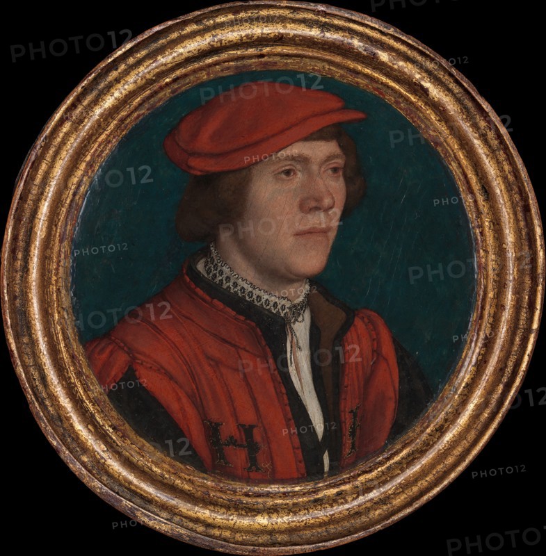 Portrait of a Man in a Red Cap, 1532-35. Creator: Hans Holbein the Younger.