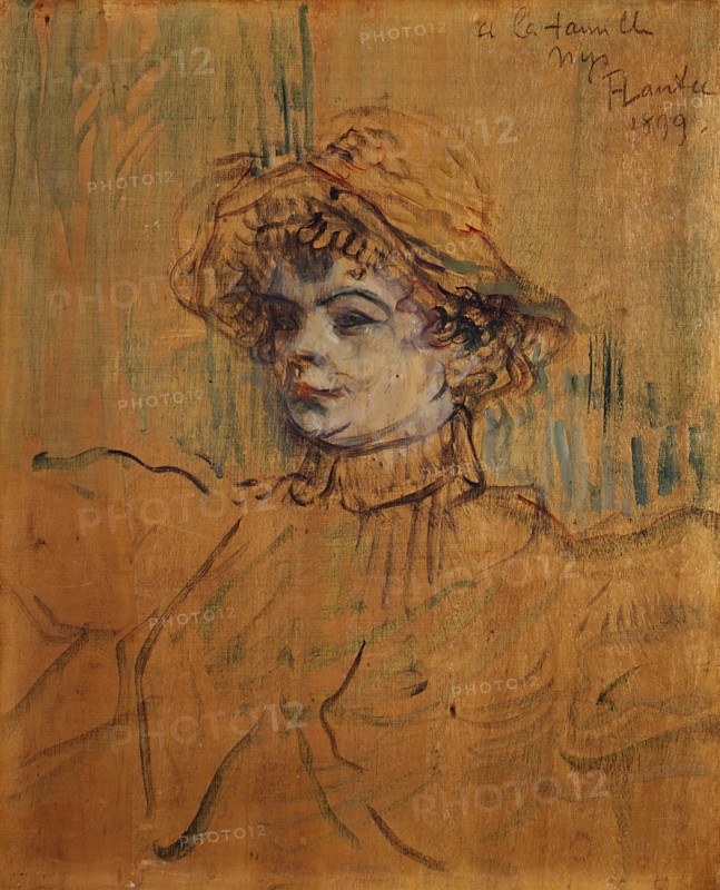 Mademoiselle Nys, 1899. Creator: Henri de Toulouse-Lautrec.