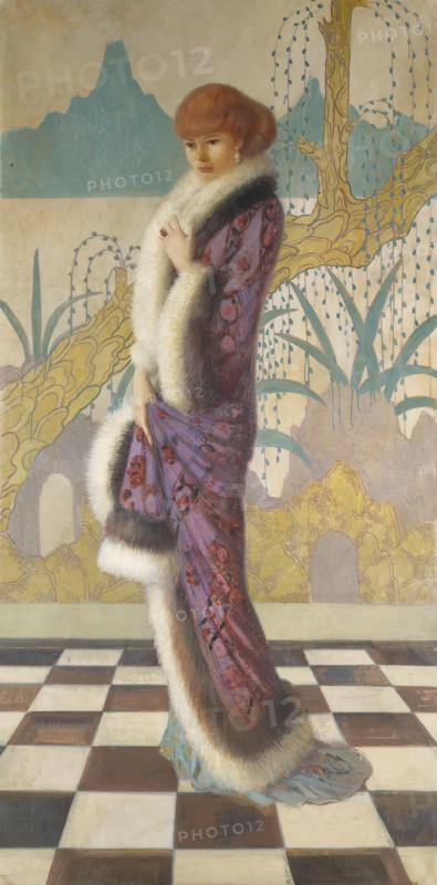 Mrs. Ethel Cushing, ca. 1912-14. Creator: Howard Gardiner Cushing.