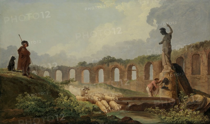 Aqueduct in Ruins. Creator: Hubert Robert.