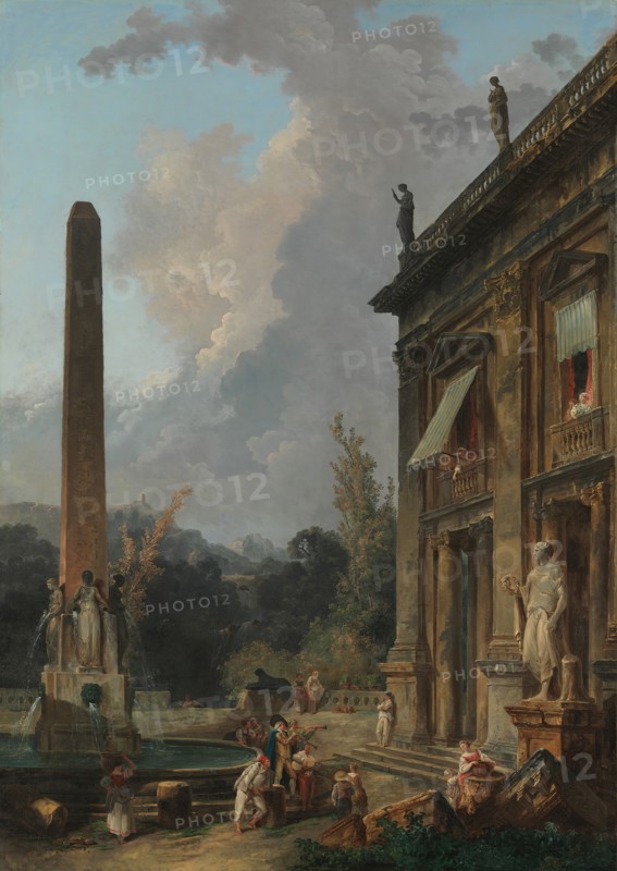 Wandering Minstrels. Creator: Hubert Robert.