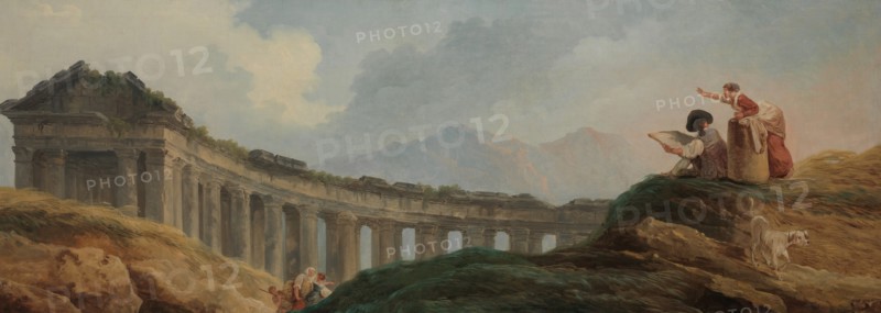 A Colonnade in Ruins. Creator: Hubert Robert.