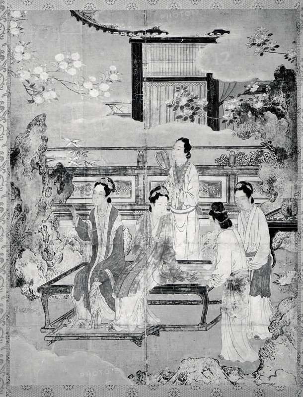 Women at Chinese Court, 16th century. Creator: Unknown.