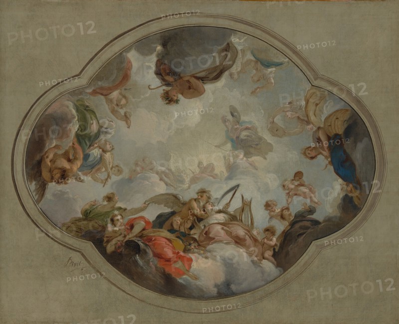 Allegory of the Arts, 1742. Creator: Jacob de Wit.