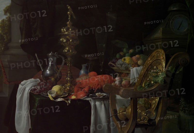 Still Life: A Banqueting Scene, probably ca. 1640-41. Creator: Jan Davidsz de Heem.