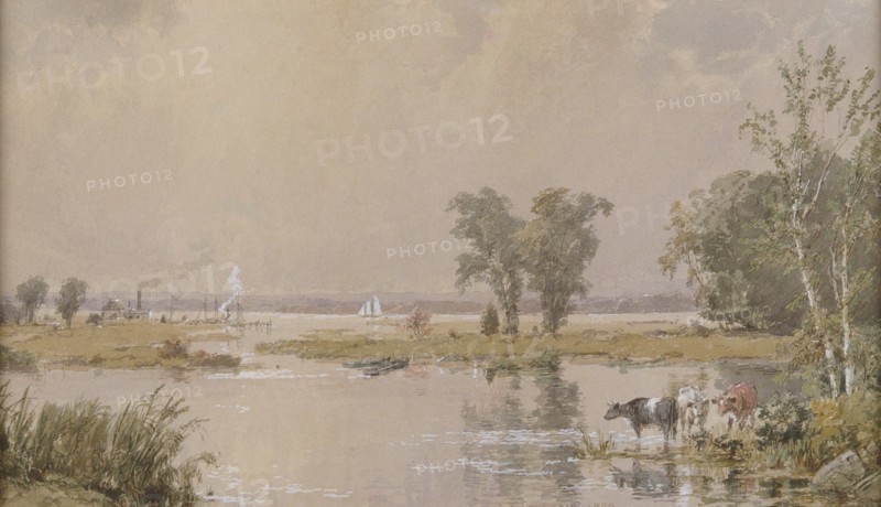 Hackensack Meadows, 1890. Creator: Jasper Francis Cropsey.