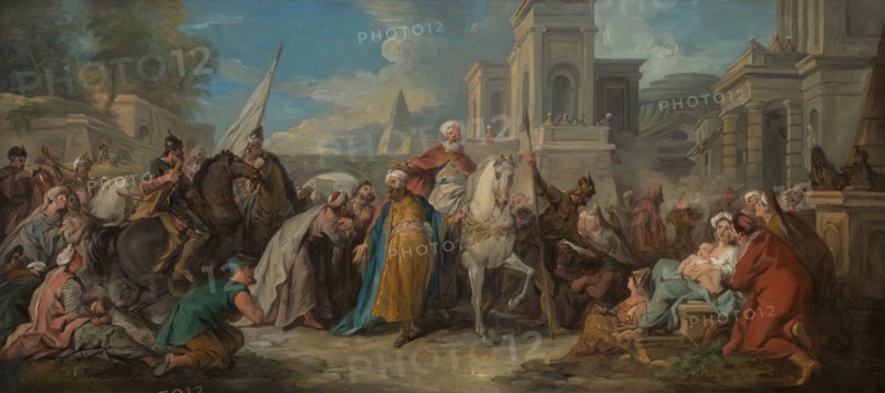 The Triumph of Mordecai, ca. 1736. Creator: Jean Francois de Troy.