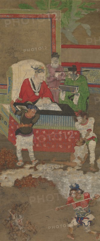 Ten Kings of Hell, before 1195. Creator: Jin Chushi.