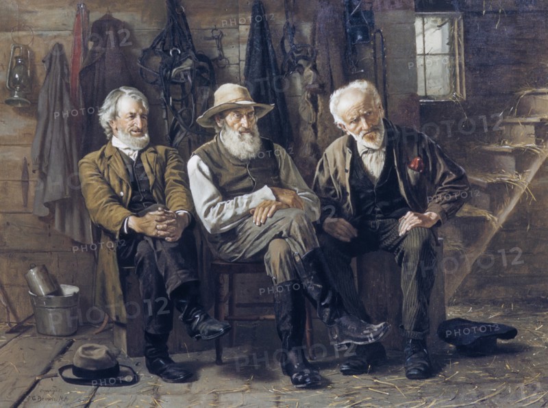 To Decide the Question, 1897. Creator: John George Brown.