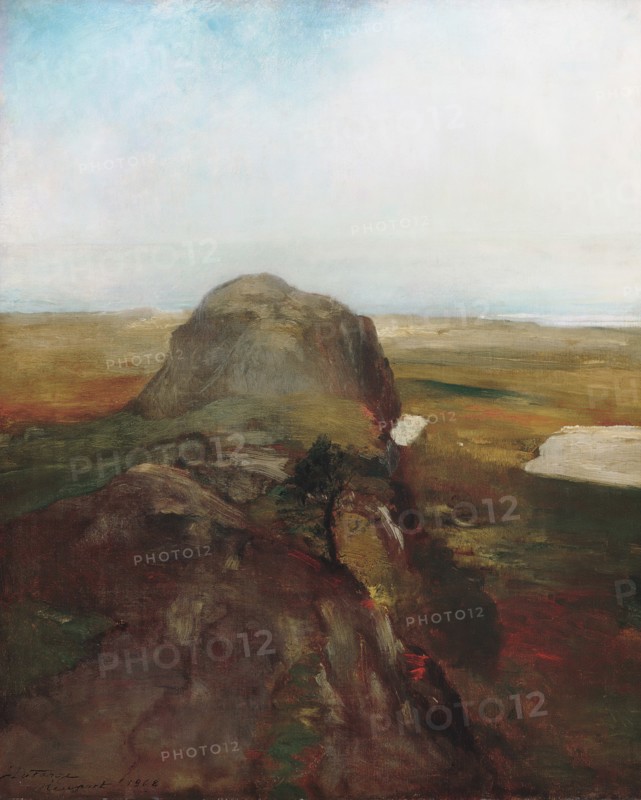 Autumn Study, View over Hanging Rock, Newport, R.I., 1868. Creator: John La Farge.