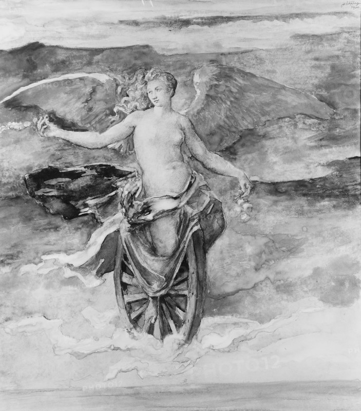 The Wheel of Fortune, 1900. Creator: John La Farge.