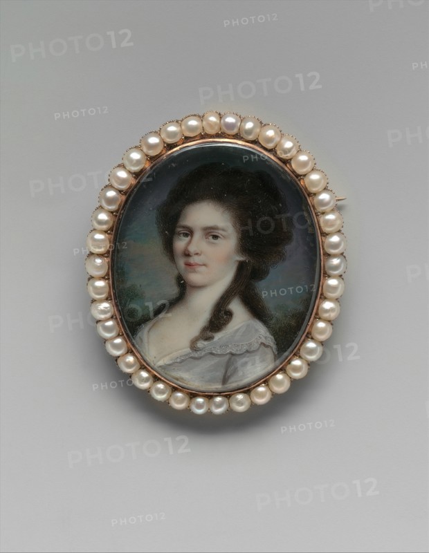 Mrs. William Few (Catherine Nicholson), 1787. Creator: John Ramage.