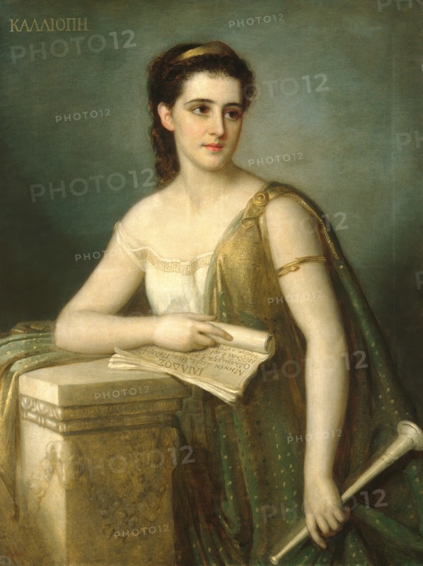 Calliope, 1869. Creator: Giuseppe Fagnani.