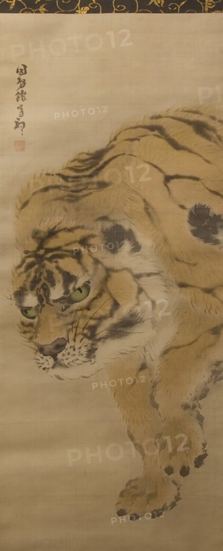 Tiger, early 19th century. Creator: Kishi Ganku.