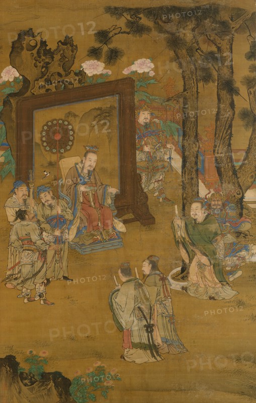 Remonstrating with the emperor, late 15th-early 16th century. Creator: Liu Jun.