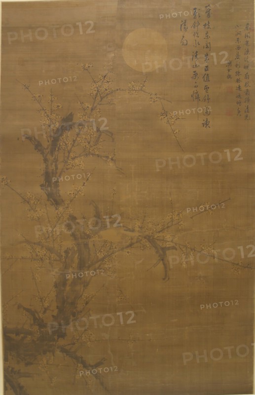Flowering Plum in Moonlight and Snow, 16th century. Creator: Liu Shiru.
