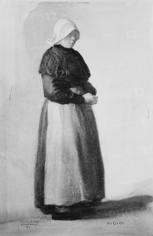 Dutch Woman, 1894. Creator: Marcia Oakes Woodbury.