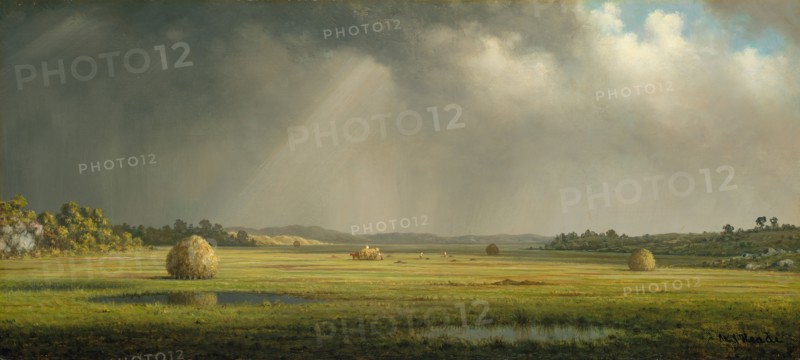 Newburyport Meadows, ca. 1876-81. Creator: Martin Johnson Heade.