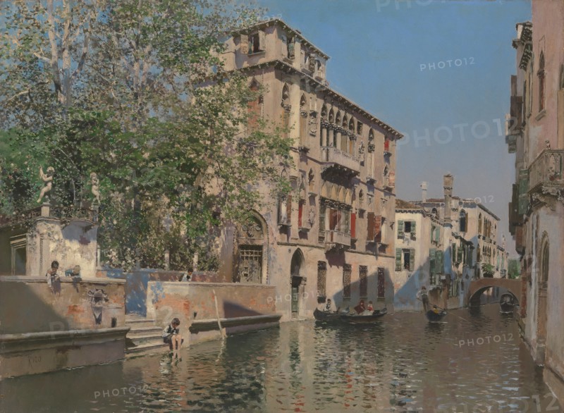 A Canal in Venice, ca. 1875. Creator: Martín Rico y Ortega.