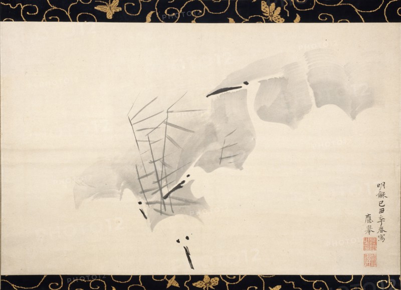 White Herons, 1769. Creator: Maruyama Okyo.