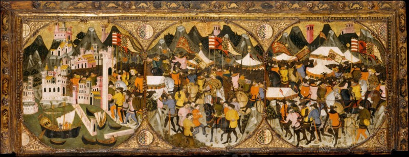 The Conquest of Naples by Charles of Durazzo, 1381-82. Creator: Master of Charles of Durazzo.