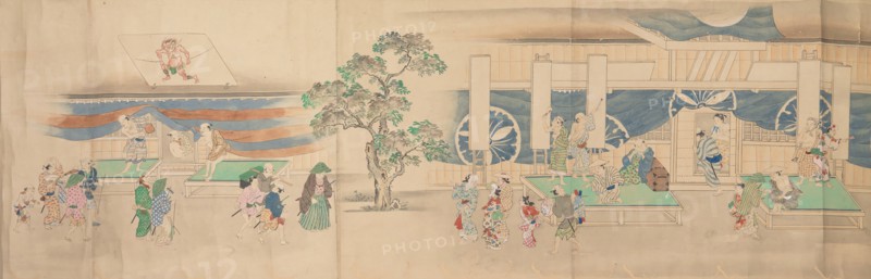 Kabuki Theater, 1822. Creator: Nonoyama Kozan.