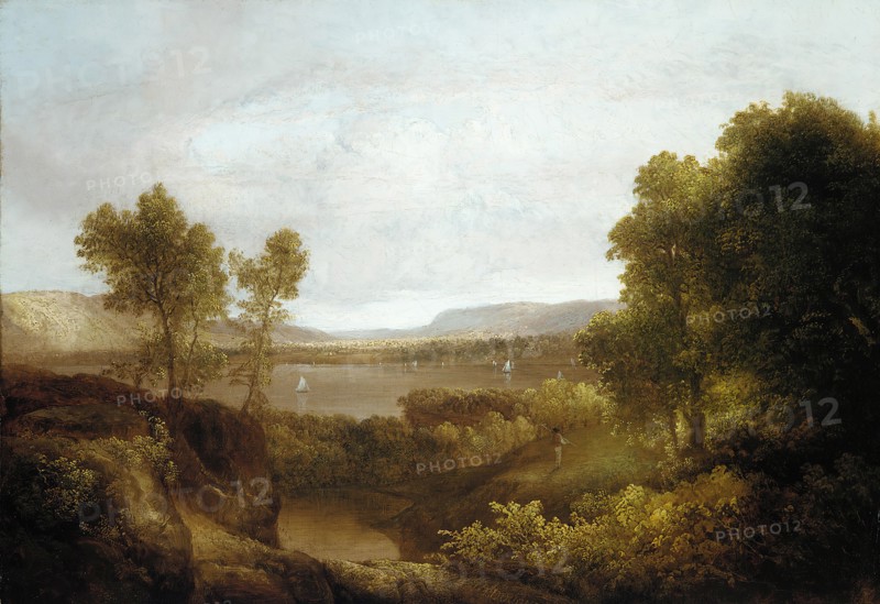 On the Hudson, 1830-35. Creator: Thomas Doughty.