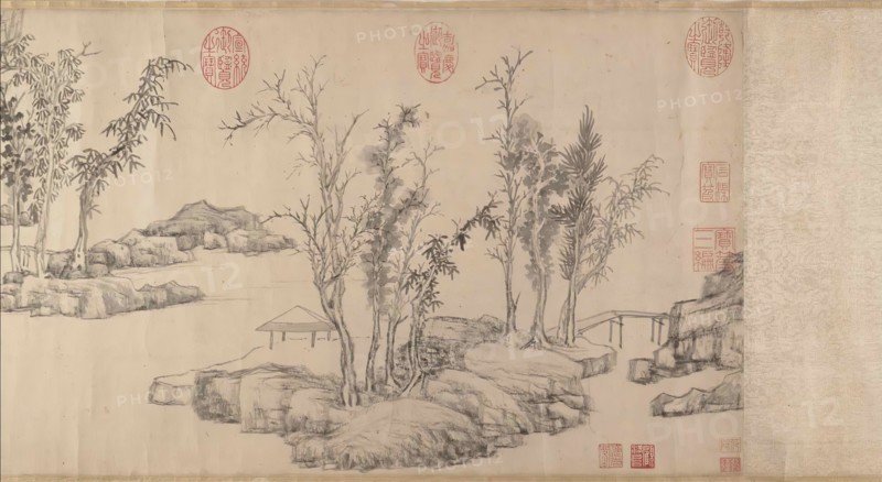 Summer Retreat in the Eastern Grove, datable to before 1515. Creator: Wen Zhengming.