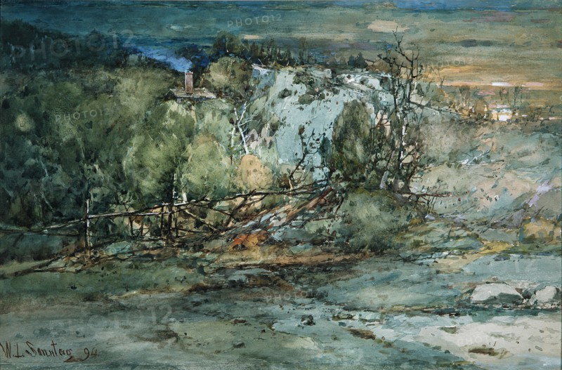 Frontier Cabin, 1894. Creator: William Louis Sonntag.