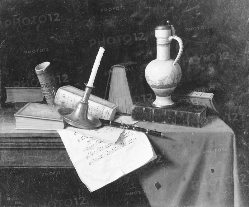 Still Life, 1888. Creator: William Michael Harnett.