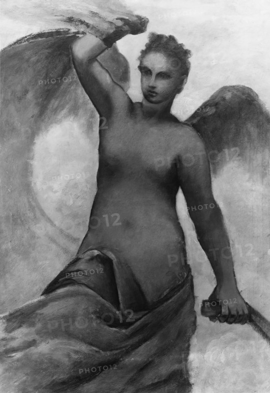 Fortune: A Study for "The Discoverer", 1878. Creator: William Morris Hunt.