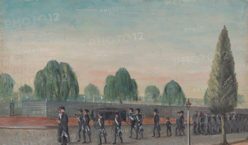 Adult Funeral Procession, 1870s. Creator: William P. Chappel.