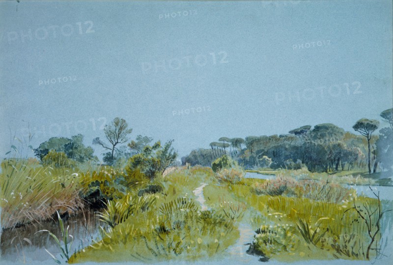 Castel Fusano?Near Rome, ca. 1885. Creator: William Stanley Haseltine.