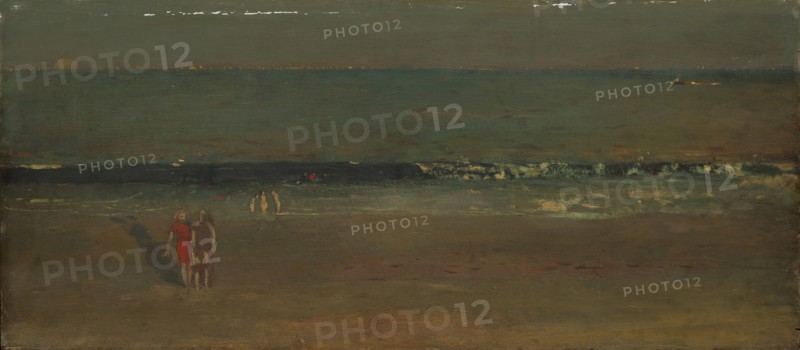 The Beach, Late Afternoon, 1870-72 (?). Creator: Winslow Homer.