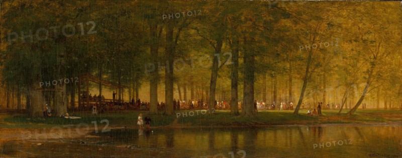 The Camp Meeting, 1874. Creator: Worthington Whittredge.