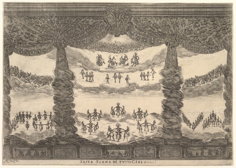 Sixth scene, the heavens, from 'The marriage of the gods'