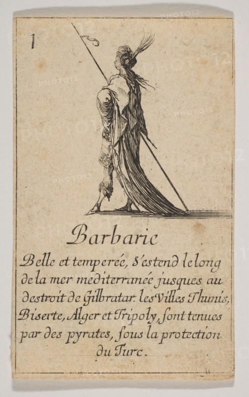 Barbarie, 1644. Creator: Stefano della Bella.