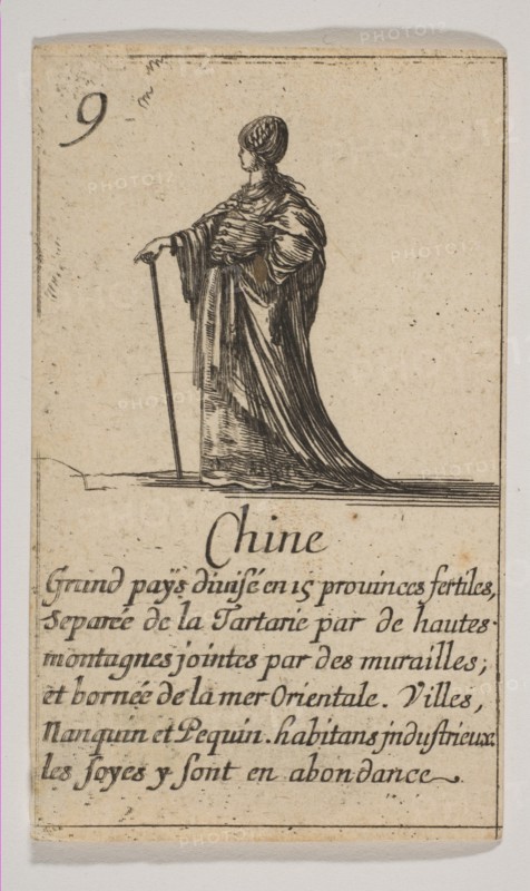 Chine, 1644. Creator: Stefano della Bella.