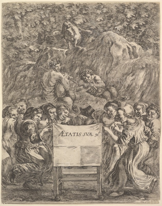 Frontispiece for 'The Works of Scarron'