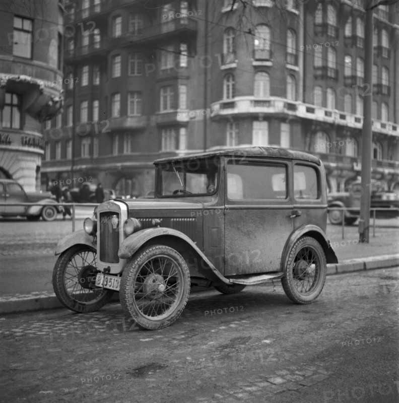 An old Austin in Stockholm, Sweden, 1958. Creator: Unknown.