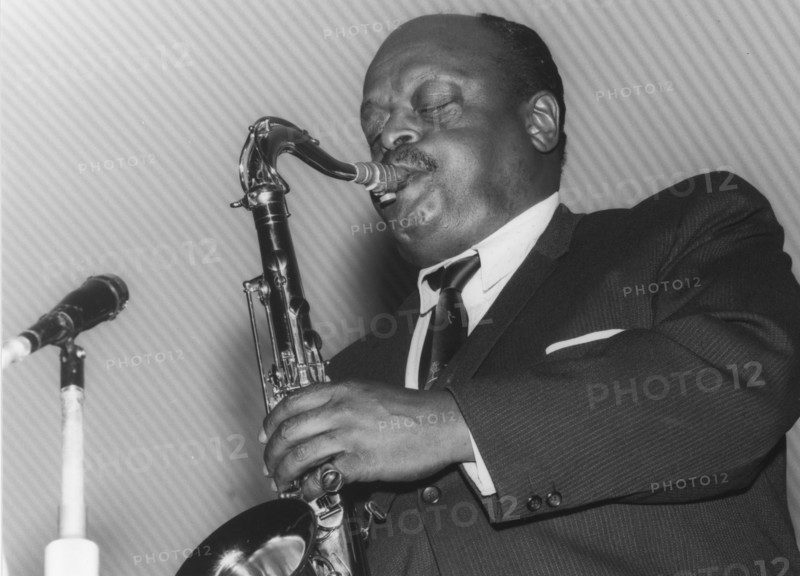 Ben Webster, Birmingham Jazz Festival, mid 1960's. Creator: Brian Foskett.