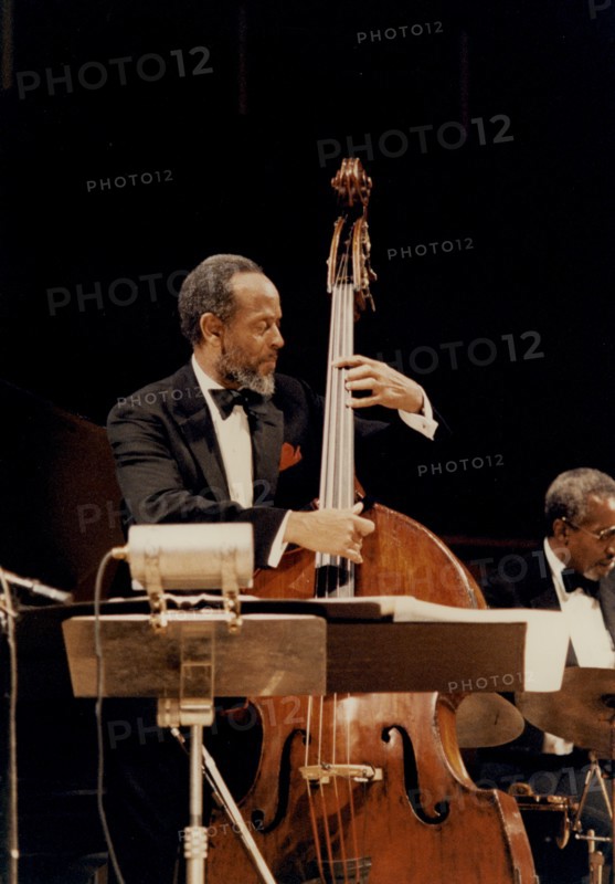 Percy Heath, Royal Festival Hall, London, 1989. Creator: Brian Foskett.
