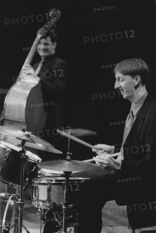 Steve Brown, Malcolm Creese, Brecon Jazz Festival, Powys, Wales, 2000. Creator: Brian Foskett.