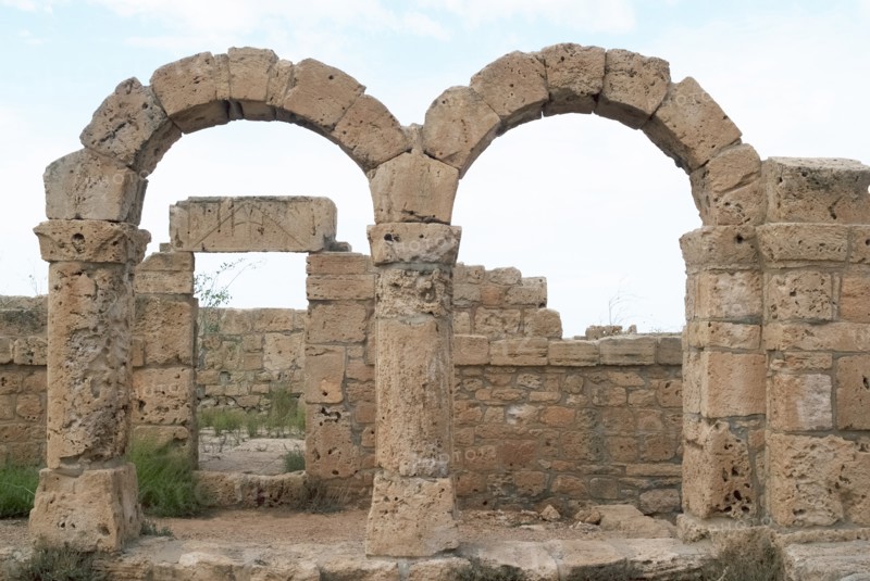 Libya, Apollonia, Governor's Palace, 2007. Creator: Ethel Davies.