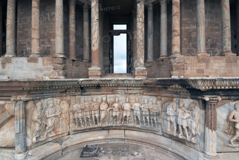Libya, Sabratha, Theatre, 2007. Creator: Ethel Davies.