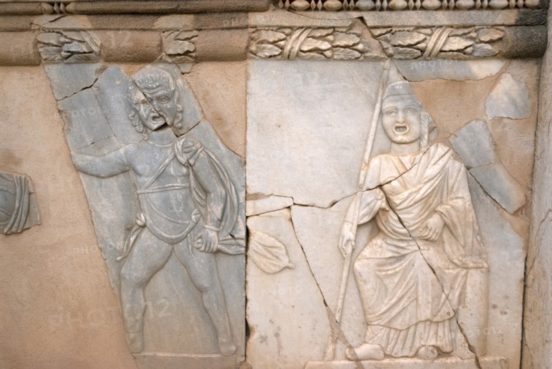 Libya, Sabratha, Theatre, 2007. Creator: Ethel Davies.