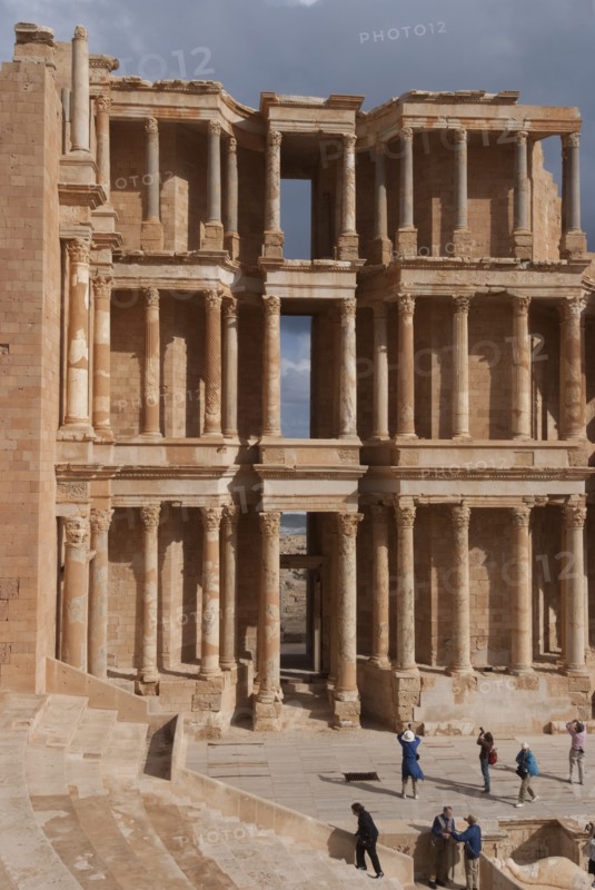 Libya, Sabratha, Theatre, 2007. Creator: Ethel Davies.