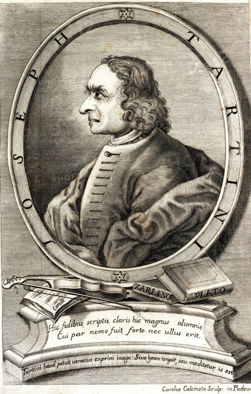 Portrait of the violinist and composer Giuseppe Tartini