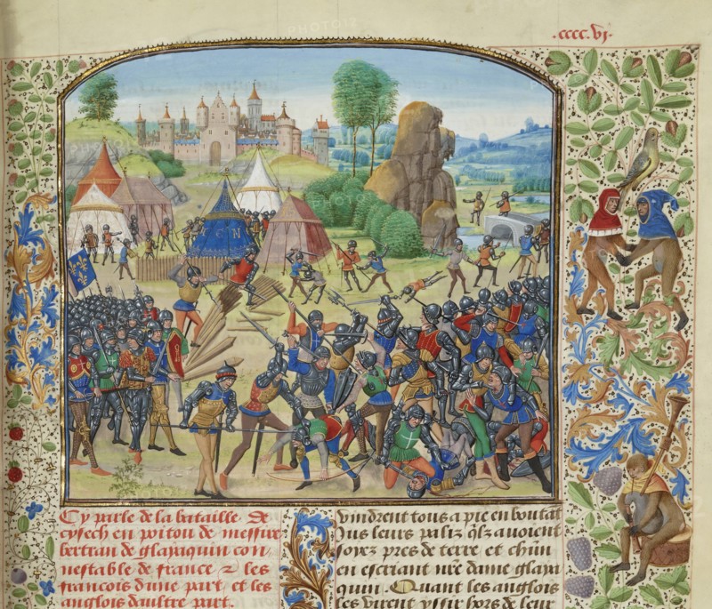 The Battle of Chiset on 21 March 1373, ca 1470-1475. Creator: Liédet, Loyset