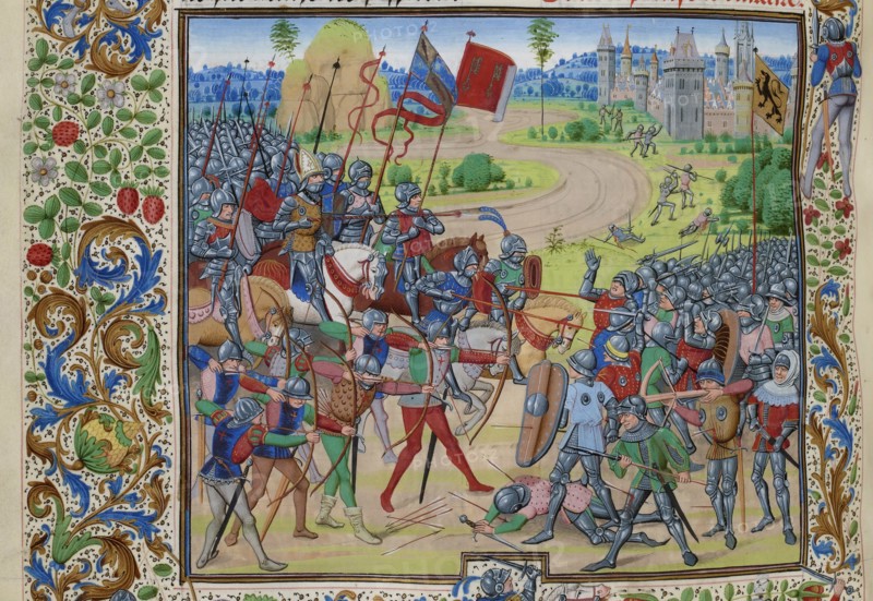 The Battle of Dunkirk on 25 May 1383, ca 1470-1475. Creator: Liédet, Loyset